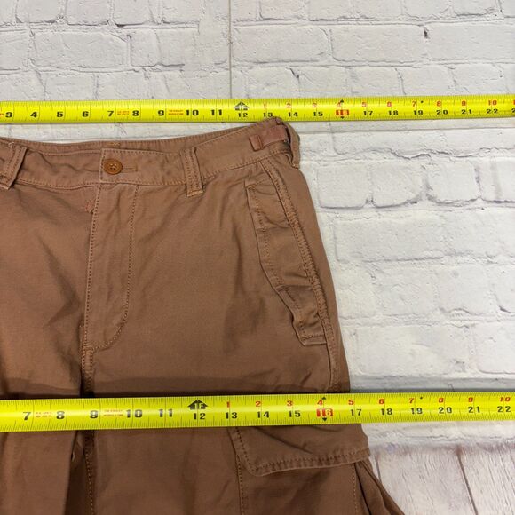 Tna Aritzia Women Utility Cargo Pants Size 2 Cotton Wide Leg C068 -21 - Picture 3 of 16